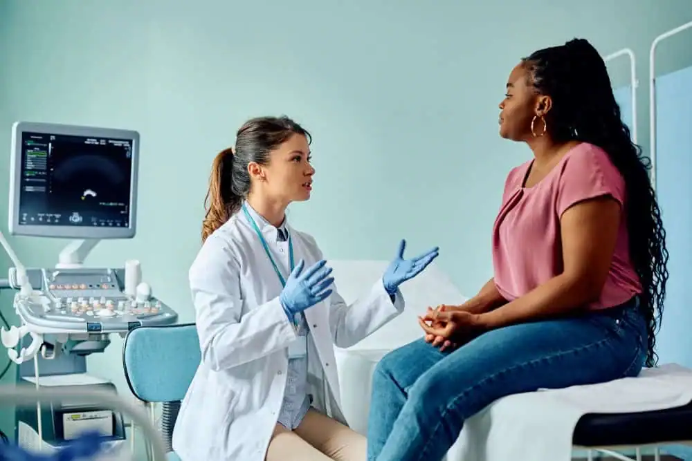 Rejuvenating Intimacy: Exploring Surgical Solutions for Vaginal Laxity 1 Woman have consultation about vaginal laxity Leicester